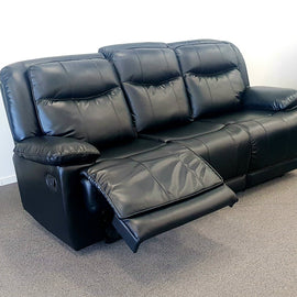 Bailey 3 Seater  Recliner (Black)