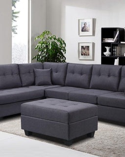 Ashton Reversible Sofa with Ottoman