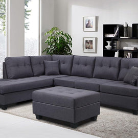 Ashton Full Fabric Corner Sofa