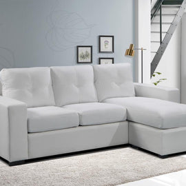 Jazz Cream Reversible corner Sofa