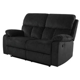 Faro 2 Seater Recliner Black